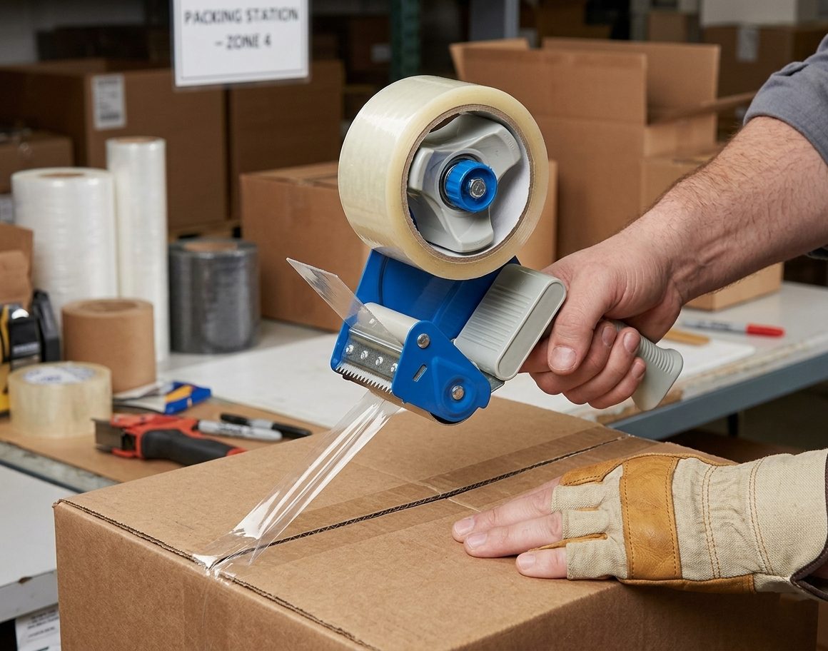 Professional Heavy-Duty Gum Tape Cutter & Dispenser – Fast, Easy & Precise Packaging Tool