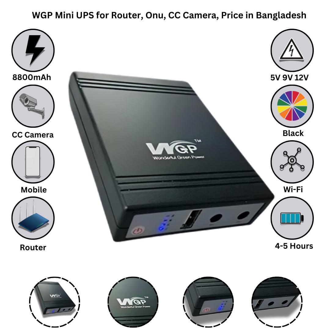 WGP Mini UPS for Wifi Router 10400 mAh (100% Orginal )