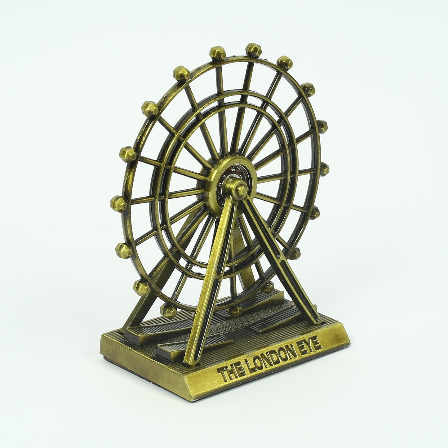 The London Eye Miniature Figurine – Antique Bronze Metal Replica