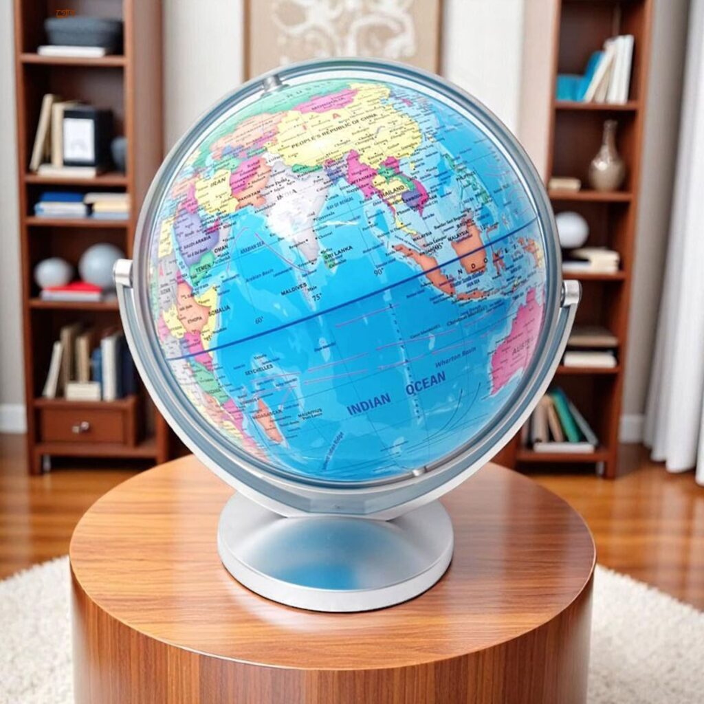 360° Rotating World Globe