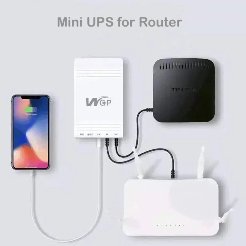 WGP Mini UPS for Wifi Router 10400 mAh (100% Orginal )