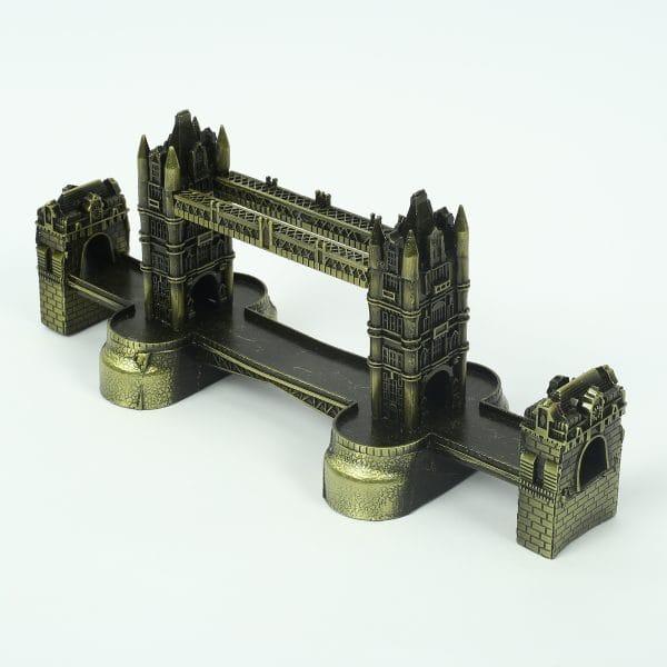 London Tower Bridge Miniature Showpiece – Antique Bronze Metal Replica