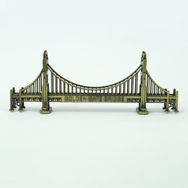 Golden Gate Bridge Miniature Showpiece – Antique Bronze Metal Replica