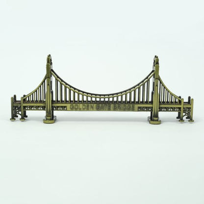 Golden Gate Bridge Miniature Showpiece – Antique Bronze Metal Replica