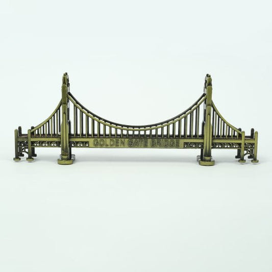 Golden Gate Bridge Miniature Showpiece – Antique Bronze Metal Replica