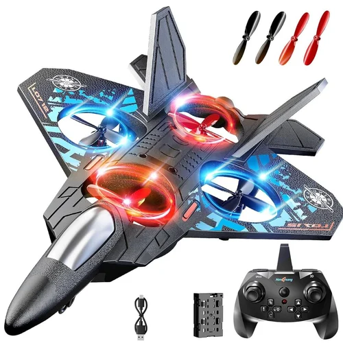 RC Fighter Jet Drone - Remote Control Stunt Plane