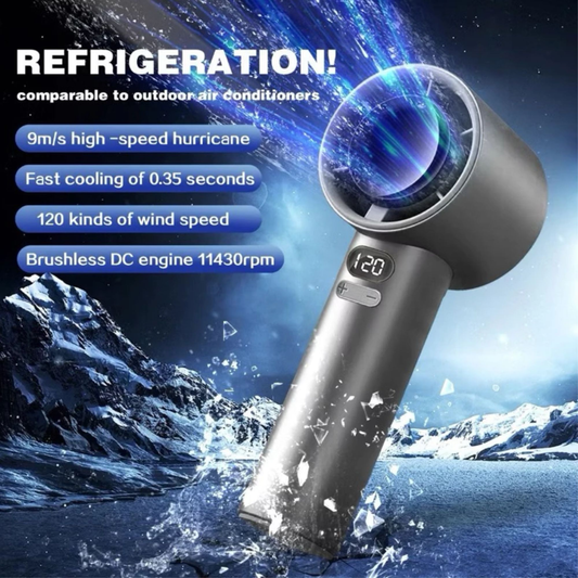 Portable High-Speed Cooling Fan with Brushless DC Engine