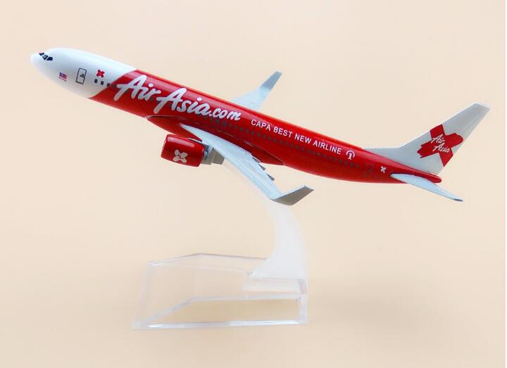 Air Asia Airlines Model Plane - 16cm Full Metal