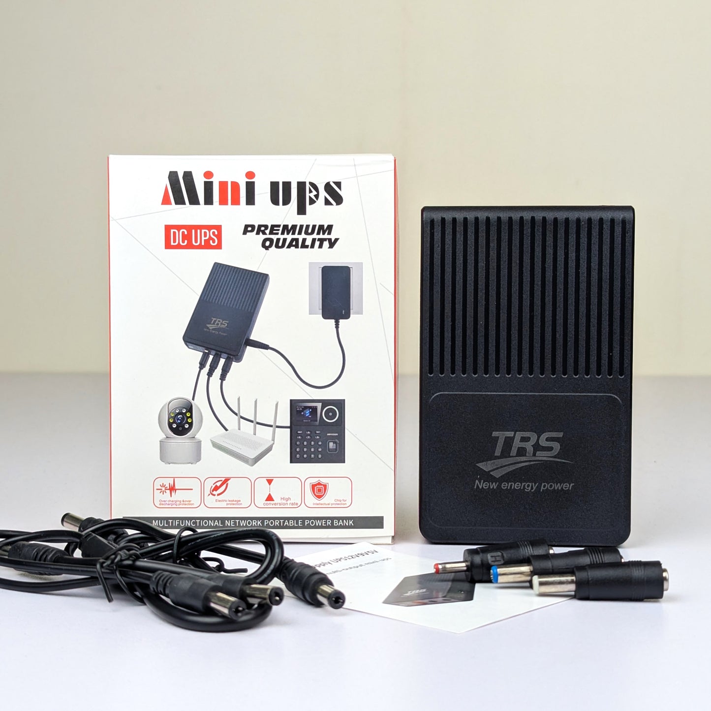 TRS Mini UPS - DC UPS Multifunctional Network Portable Power Bank
