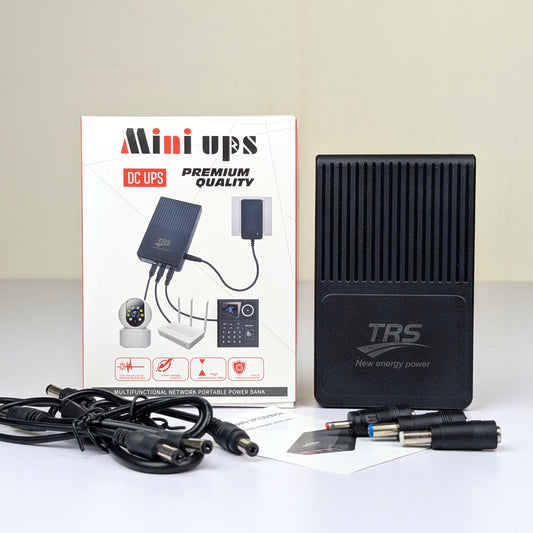 TRS Mini UPS - DC UPS Multifunctional Network Portable Power Bank