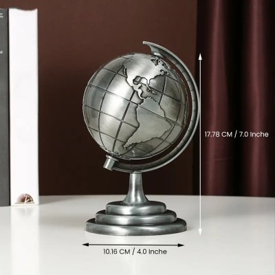World Map 3D Rotating Showpiece – 7 Inches