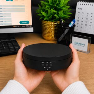 360 degree rotating display stand - Black